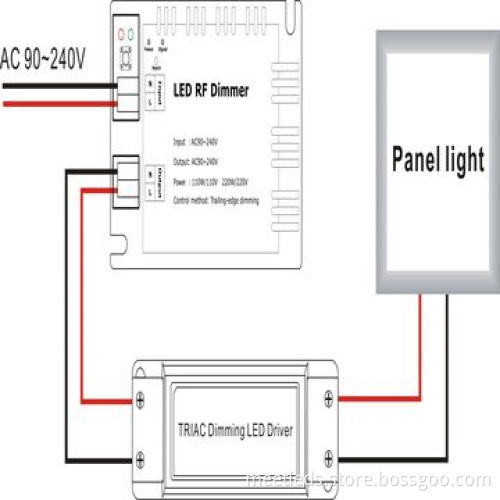 Wireless 3 Keys Triac Dimmer, 110V/<110W, 220V/<220W